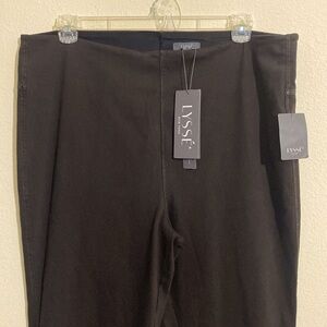 Lysse Dark Brown High-Rise Denim Trousers